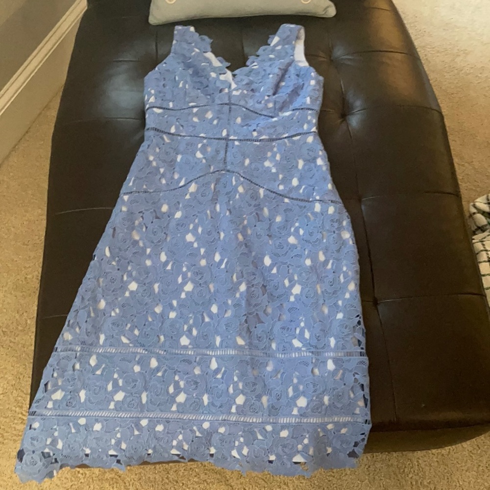Vineyard Vines light blue flower knit dress